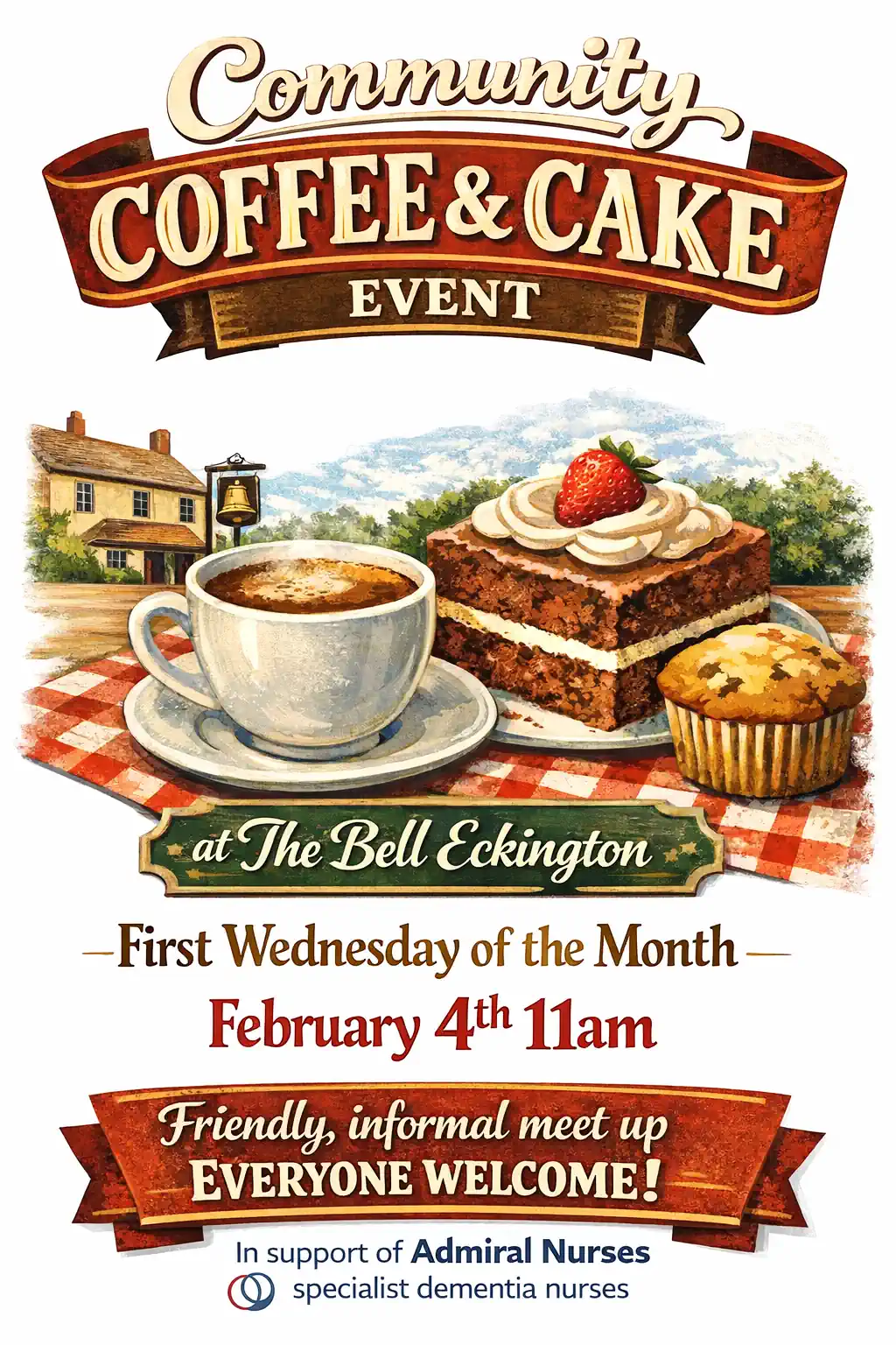 Community Coffee and Cake Event